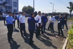 孫勇市長帶隊調研區污水處理廠 運行情況